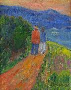 Ivan Ivarson Beach Walk oil painting